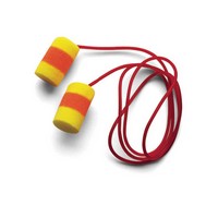 3M 311-1126 3M Single Use E-A-R Classic SuperFit 30 Cylinder Shaped PVC And Foam Corded Earplugs